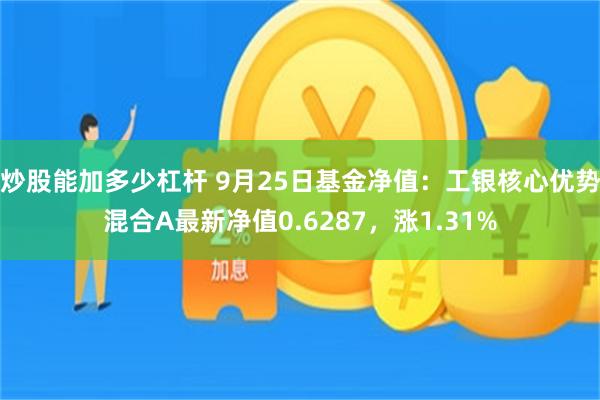 炒股能加多少杠杆 9月25日基金净值：工银核心优势混合A最新净值0.6287，涨1.31%